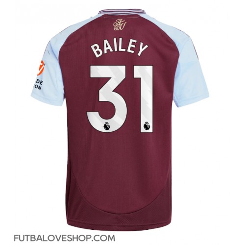 Dres Aston Villa Leon Bailey #31 Domáci 2024-25 Krátky Rukáv